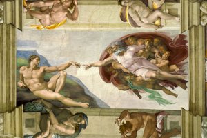 Skapelsen av Adam av Michelangelo