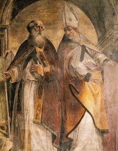 Anthony och Cirillo, detalj från Fathers and Doctors of Church