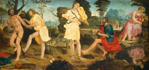 Apollo och Marsyas, ca. 1540.