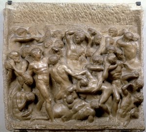 Kentaurernas strid av Michelangelo Buonarroti
