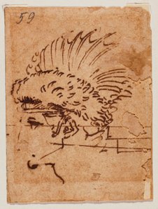 Högt huvud av Michelangelo Buonarroti