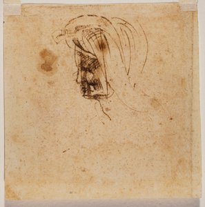 Kvinnligt huvud av Michelangelo Buonarroti