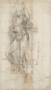 Figur av Kristus som stiger upp ur graven, c1490-1560 av Michelangelo Buonarroti