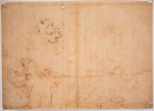 Befästningsdesign för hörnport av Michelangelo Buonarroti