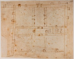 Husplan av Michelangelo Buonarroti