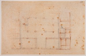 Husplan av Michelangelo Buonarroti