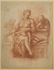 Vår Fru av Tystnaden, ca 1538 av Michelangelo Buonarroti