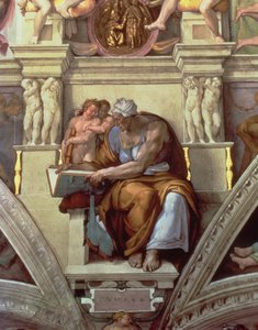 Sixtinska kapellets tak: Cumaean Sibyl av Michelangelo Buonarroti