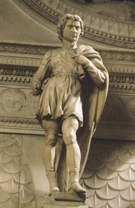 St Proculus, av Michelangelo (1475-1564), San Domenico-kyrkan i Bologna, Emilia Romagna av Michelangelo Buonarroti