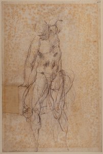 Studie för en uppstånden Kristus av Michelangelo Buonarroti