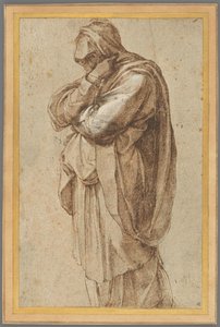Studie av en sörjande kvinna av Michelangelo Buonarroti