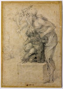 Isaks offer, c.1535 av Michelangelo Buonarroti