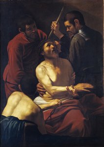 Kristus krönt med törnar, ca. 1605.