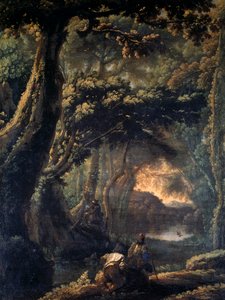Sothönsjakt, av Michelangelo Cerquozzi känd som Michelangelo delle Battaglie (1602-1660), olja på duk, 67x51 cm.