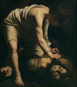 David med Goliats huvud av Michelangelo Merisi Caravaggio