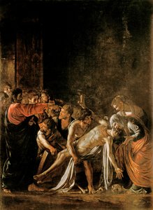 Lasarus uppståndelse (se även 232098,94,95) av Michelangelo Merisi Caravaggio