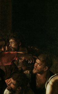 Lasarus uppståndelse (detalj av 238777) av Michelangelo Merisi Caravaggio