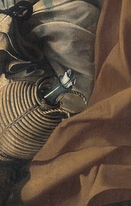 Detalj av resten på flykten till Egypten, ca 1603 (olja på duk) av Michelangelo Merisi da Caravaggio