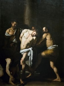 Kristi flagellation av Michelangelo Merisi da Caravaggio
