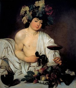 The Young Bacchus, ca 1596 (olja på duk) av Michelangelo Merisi da Caravaggio