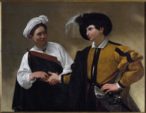 Spåkvinnan (olja på duk av Michelangelo Merisi da Caravaggio