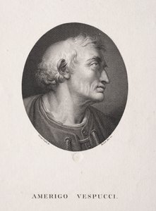 Porträtt av Amerigo Vespucci av Michele Bisi