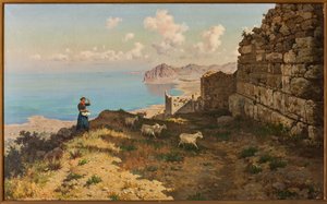 De cyklopiska murarna av Mount Erice av Michele Cortegiani