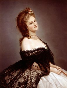 Virginia Oldoini, grevinna av Castiglione, efter ett foto av Pierre-Louis Pierson, 1862