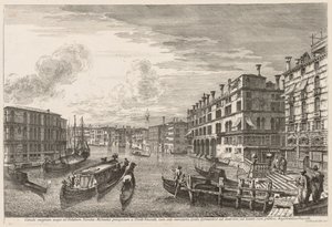 Utsikt över Venedig: Canal Grande, 1741. av Michele Marieschi