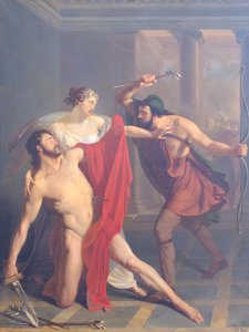 Alkibiades död, Michele de Napoli av Michele de Napoli