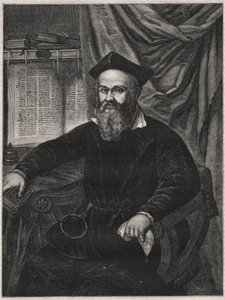 Porträtt av Marco Antonio de Dominis (Markantun de Dominis) (1556-1624) Dalmatisk kyrklig, avfällig och vetenskapsman - graverad av G J Delff efter Mierevelt av Michiel Jansz. van (after) Mierevelt
