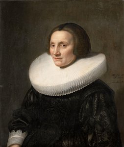 Porträtt av Caecilia van Beresteyn (1589-1661) av Michiel Jansz van Mierevelt