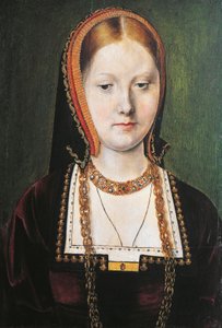 Porträtt av Katarina av Aragonien, drottning av England