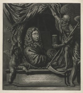 Självporträtt, 1685. av Michiel van Musscher