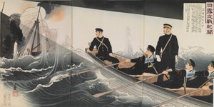 Marinens befälhavare Hirose Takeo, från serien "Nyheter om det rysk-japanska kriget"