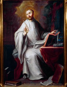 Representation av Sankt Bernard av Clairvaux (1090-1153)