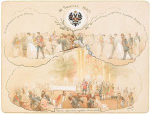En bal i Heraldiska salen i Vinterpalatset, 1889
