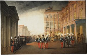 Parad framför Anichkovpalatset den 26 februari 1870, 1870