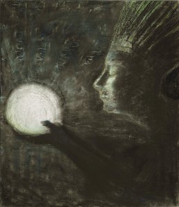 Friendship par Ciurlionis, Mikalojus Konstantinas (1875-1911). Pastell på papper, storlek: 73,4x63,5