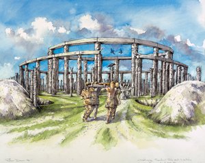 Woodhenge, c2400-talet f.Kr., c1990-2010