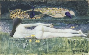 Lägger naken, 1902