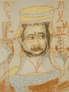 Ärkeängeln Sankt Mikael av Mikhail Aleksandrovich Vrubel