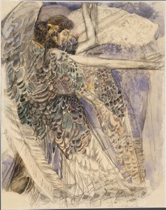 Seraph, 1904-1905. av Mikhail Aleksandrovich Vrubel
