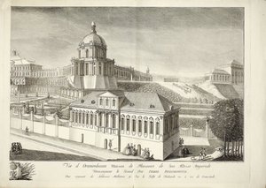 Utsikt över Grand Oranienbaum Palace av Mikhail Ivanovich Makhaev