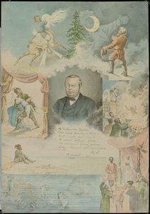 Porträtt av Pyotr Pavlovich Ershov 1815-1869, 1862.