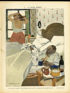 Illustration av Miklos Vadasz (1884-1927) i Reading
