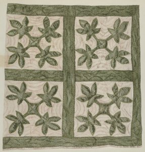 Quilt lampett av Mildred E. Bent