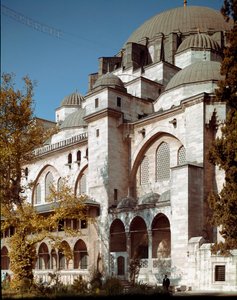 Utsikt över Suleymaniye-moskén (1550-1557)