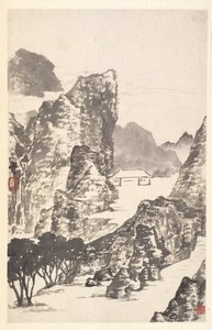 Landskap efter Mi Fu, 1788.
