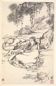 Lu Tong och tjänare, 1788.